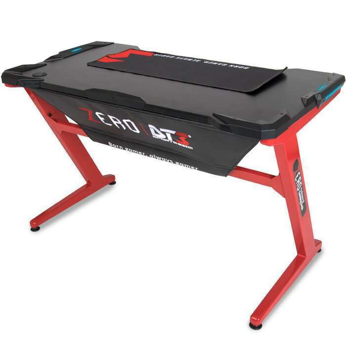 Mesa Gamer DT3 Gaming Desk Zero Red