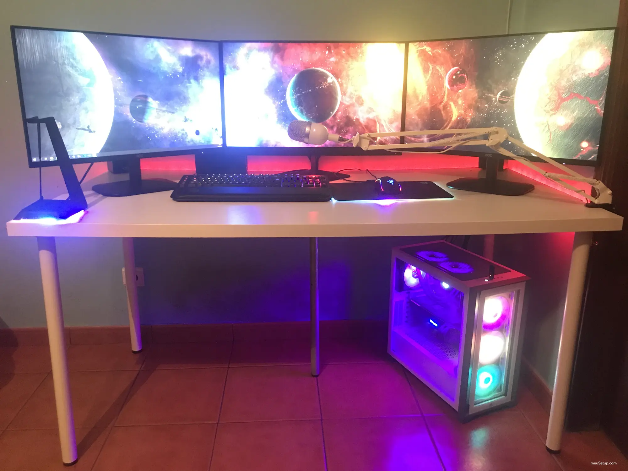 Setup Gamer Triple Monitor — foto 1