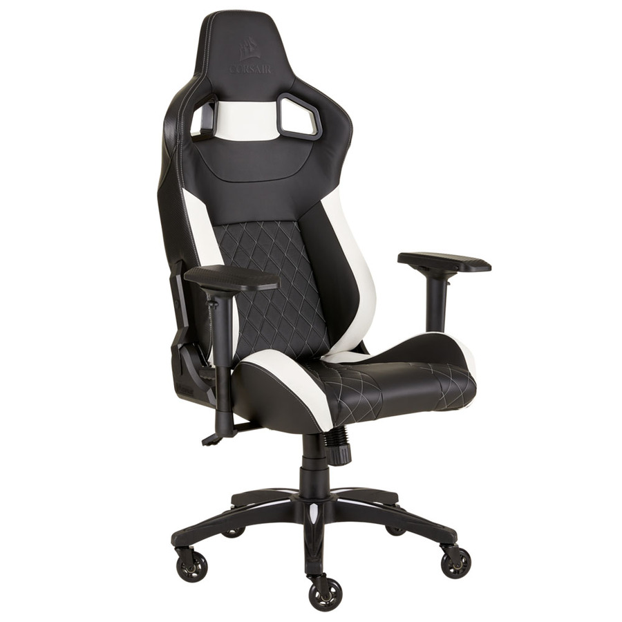 Cadeira Gamer Corsair T1 Race Preta/Branca