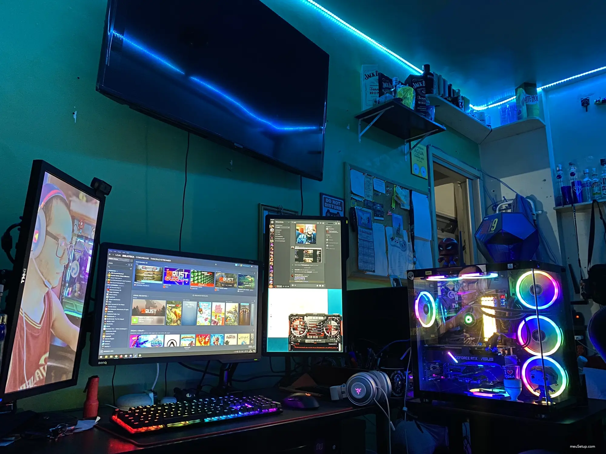 Meu Setup Gamer e Streamer 90% concluído... — foto 5