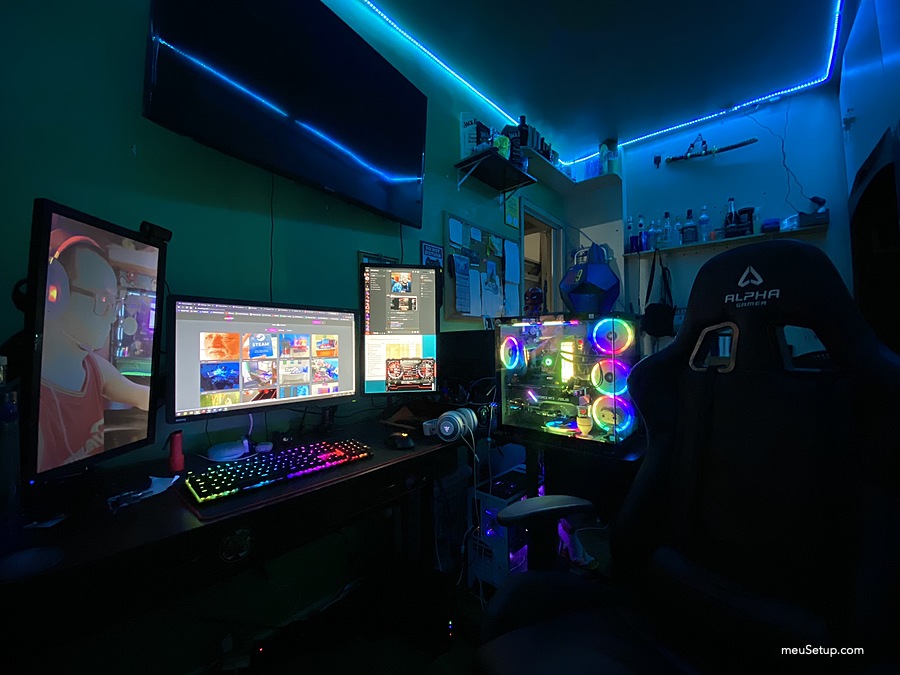 MONTEI UM SETUP GAMER de 60 MIL NA CASA NOVA! QUERO VER NÃO RODAR MEU  FRIFAS - Streamer Life #09 