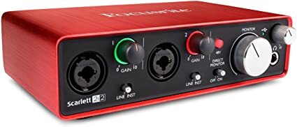 Áudio  Focusrite Interface Focusrite Scarlett 2i2 2G