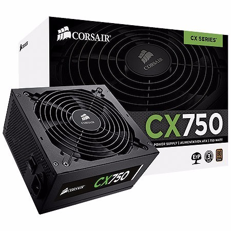 Fonte  Corsair Cx750w