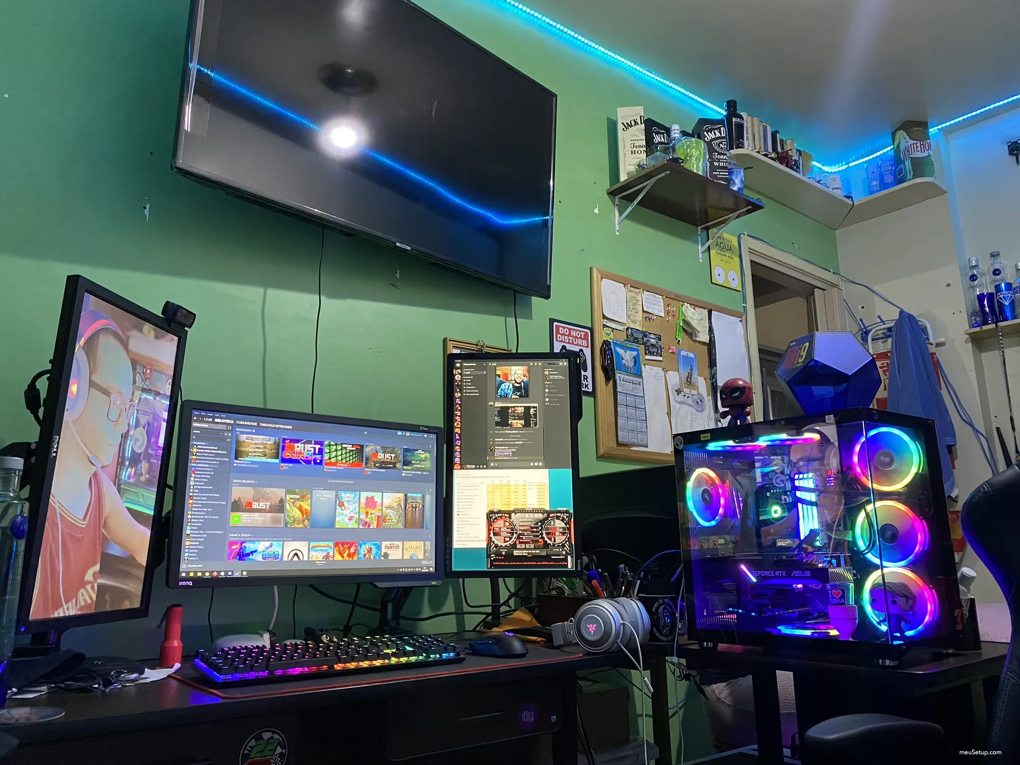 Meu Setup Gamer e Streamer 90% concluído... — foto 2