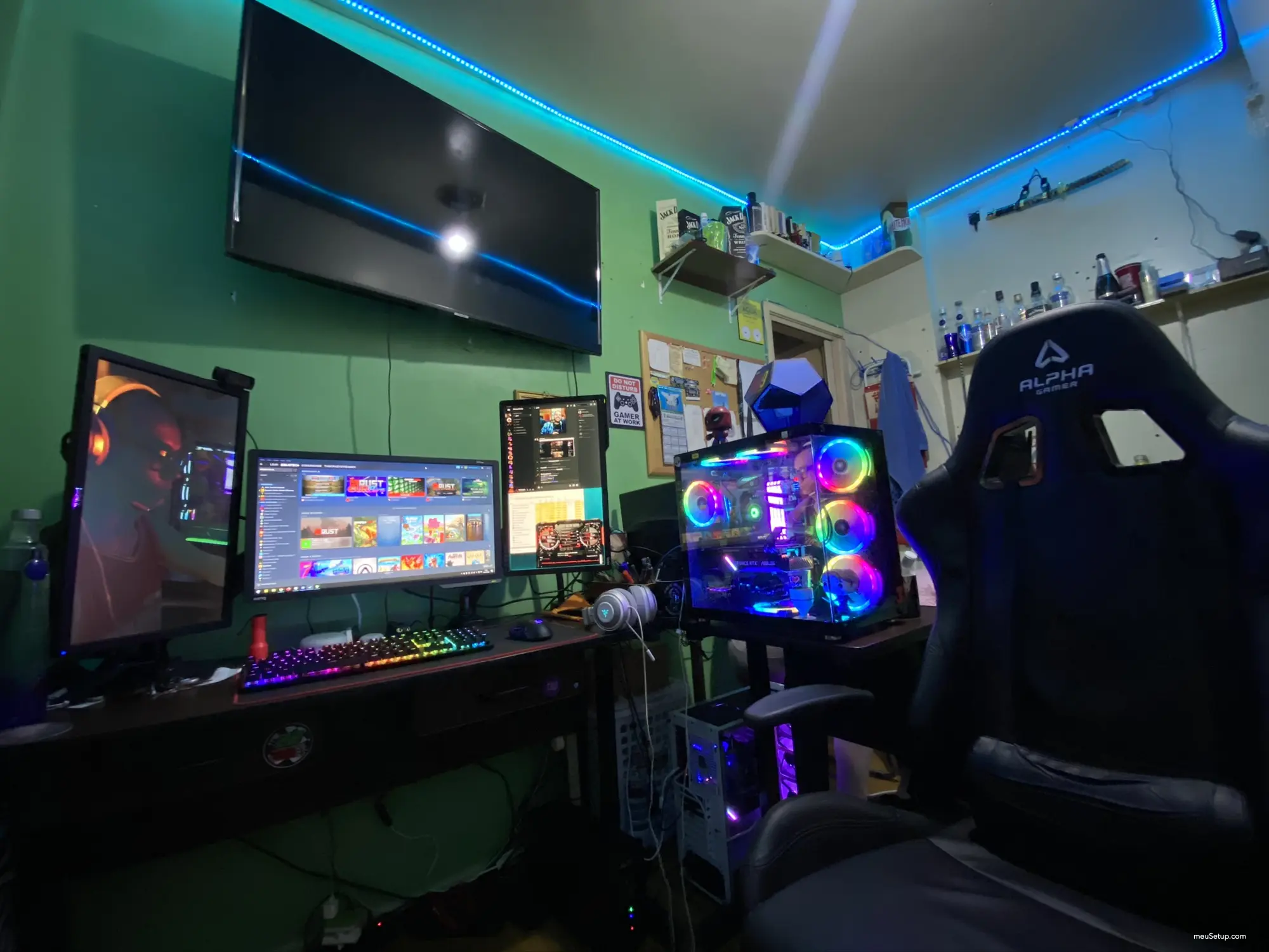 Meu Setup Gamer e Streamer 90% concluído... — foto 3