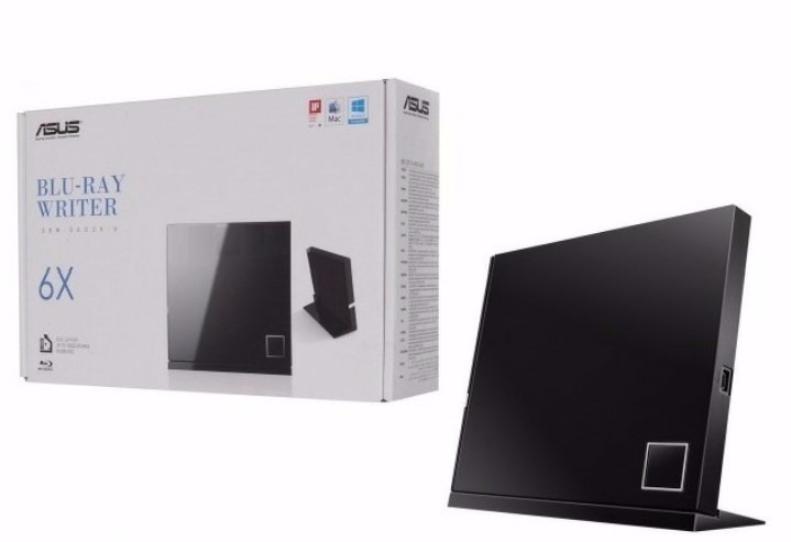 Gravador  Asus Blu-ray Externo Asus Sbw-06d2x-u Preto