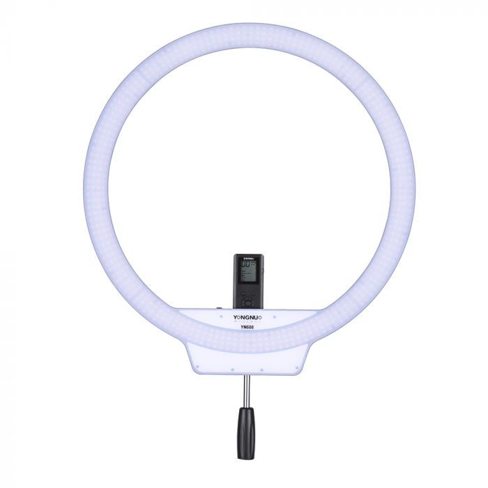 Iluminação    Led circular 3 cores e ajuste de intensidade