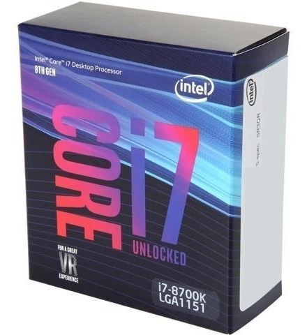 Processador  Intel I7 8700k LGA 1151
