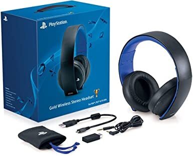 Headset Gamer Sony Gold Wireless 7.1