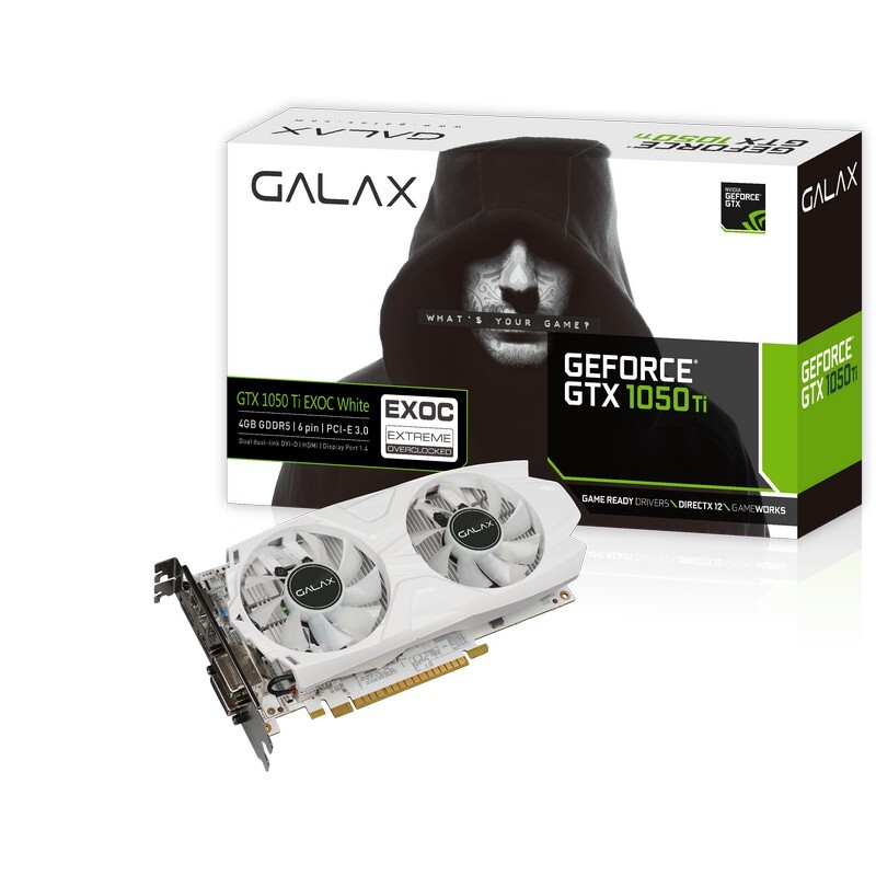 Placa de vídeo  Galax GTX 1050ti EXOC