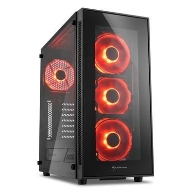 Gabinete  Sharkoon TG5 Red