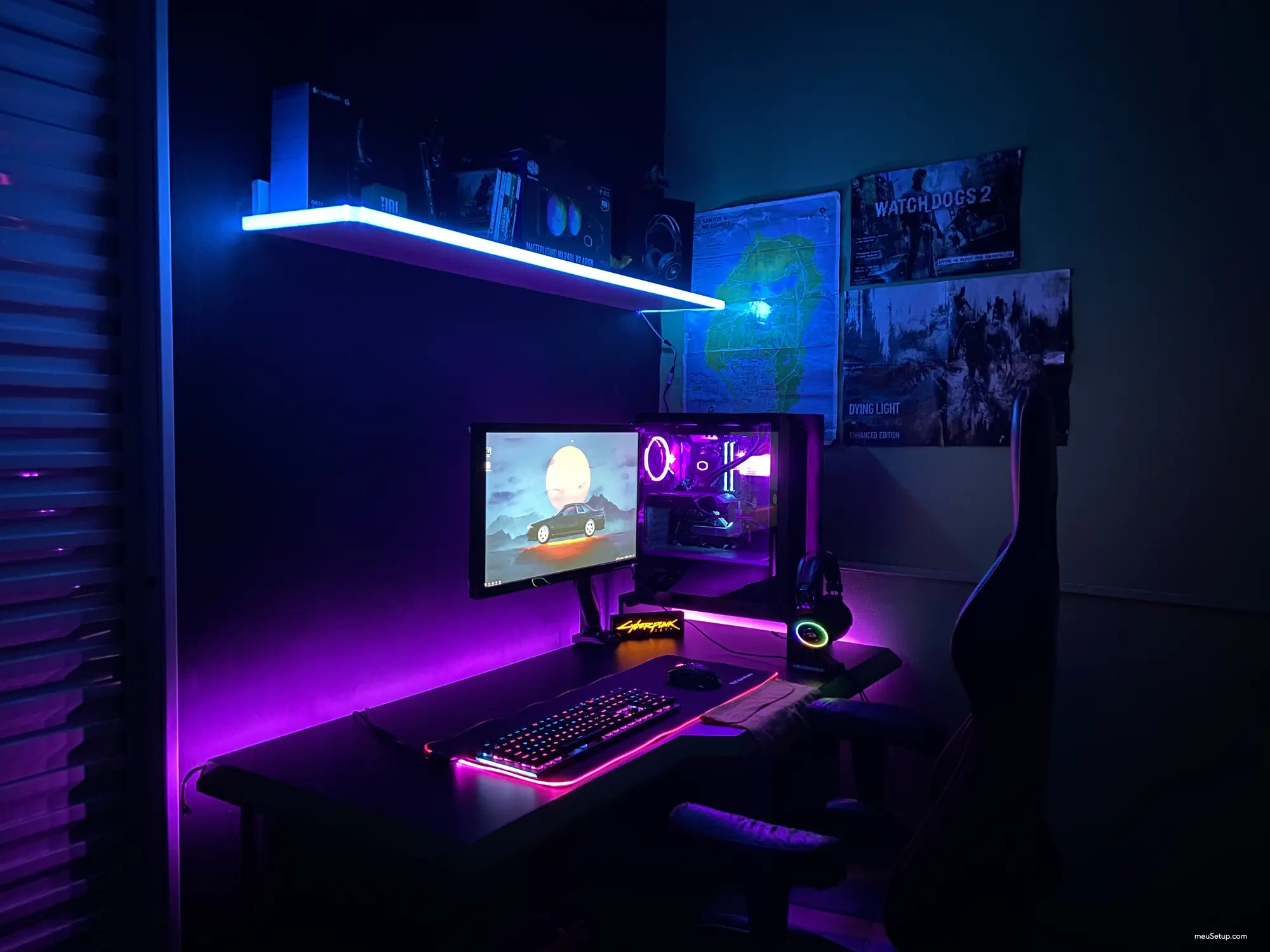 setup gamer neon — foto 1