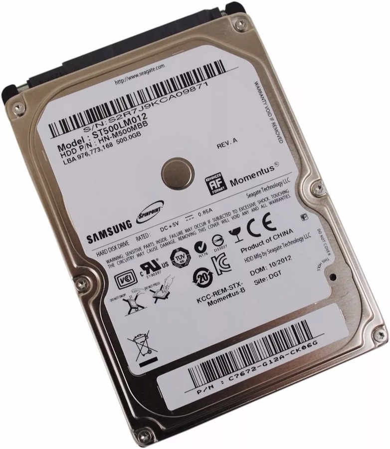 Armazenamento  Samsung 500gb
