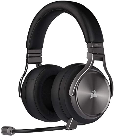 Headset Gamer Corsair Virtuoso SE Premium - Wireless - Gunmetal 