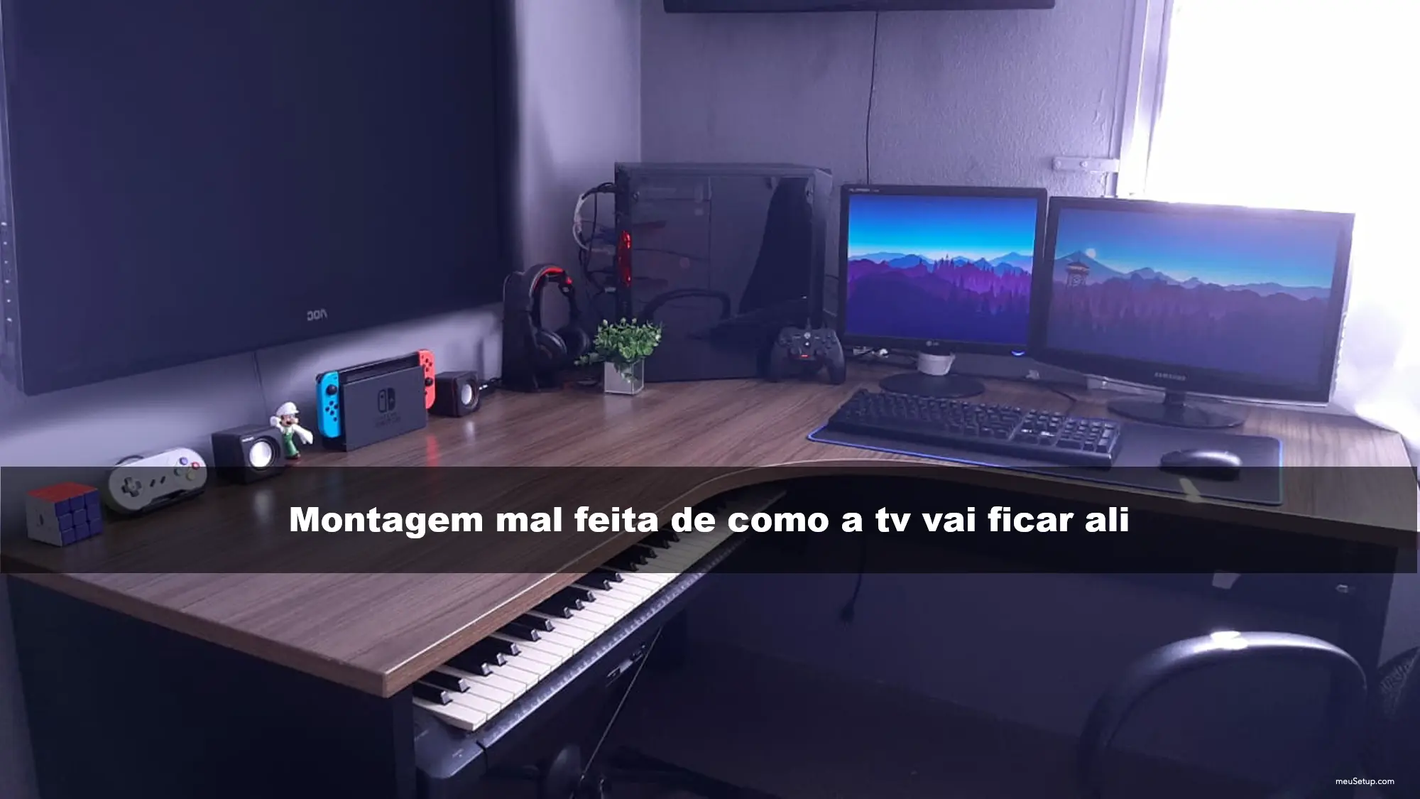 Meu setup em construço — foto 1